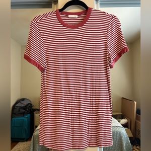 Bohme soft red striped tee